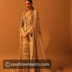The superstar's look for the NMACC launch.